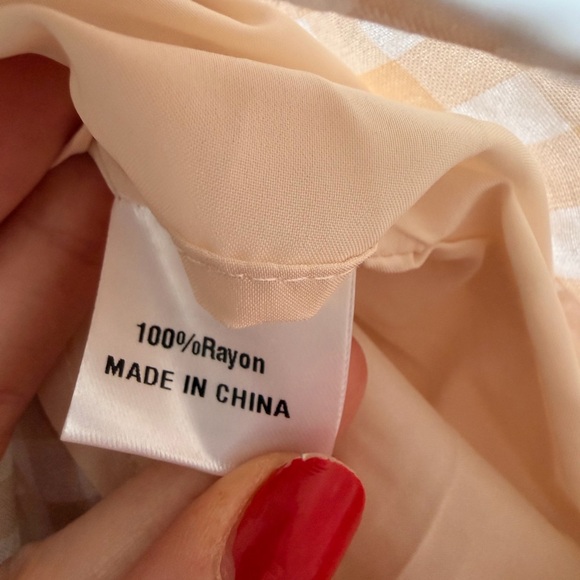 Gingham Midi Dress - Size M - Picture 10 of 10